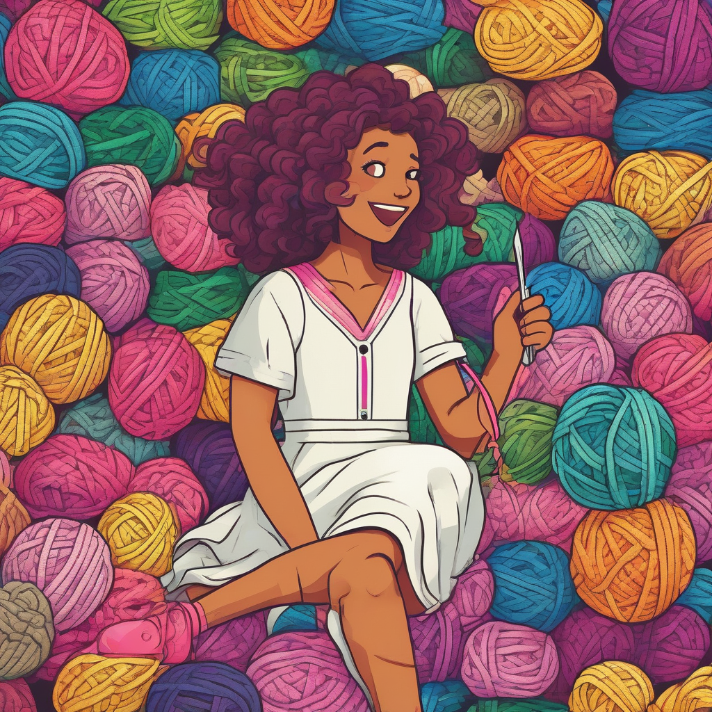 Crocheting picture