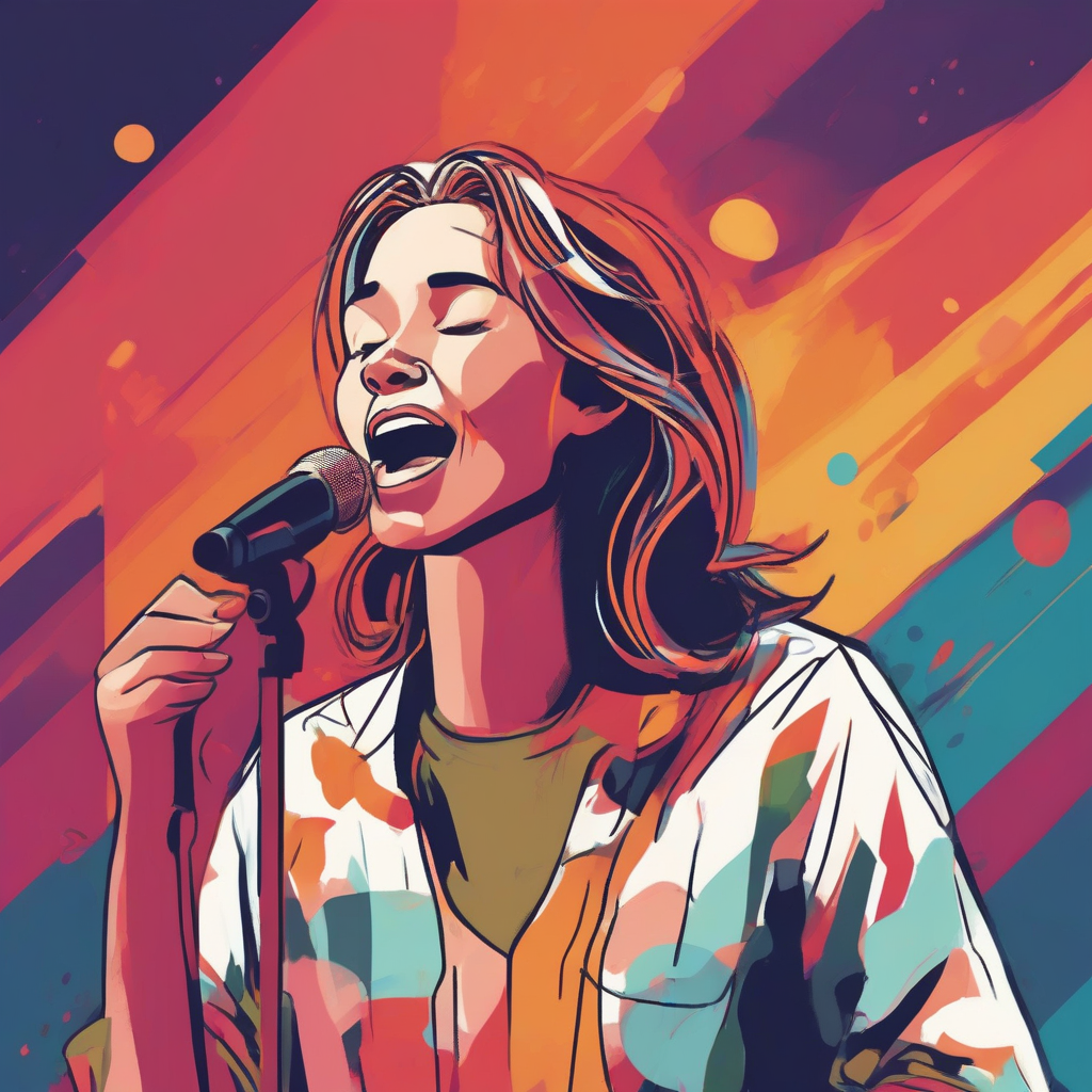 Singing picture