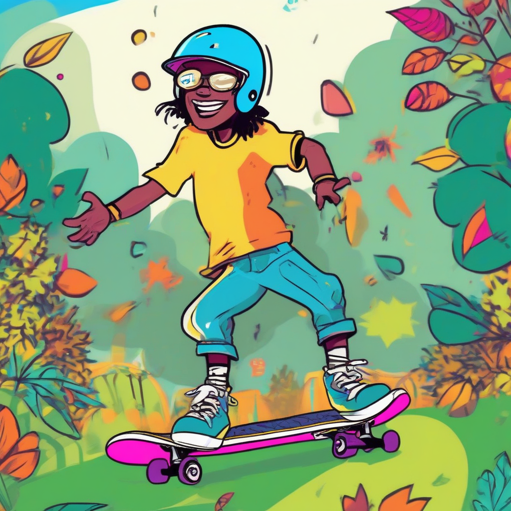Skateboarding picture