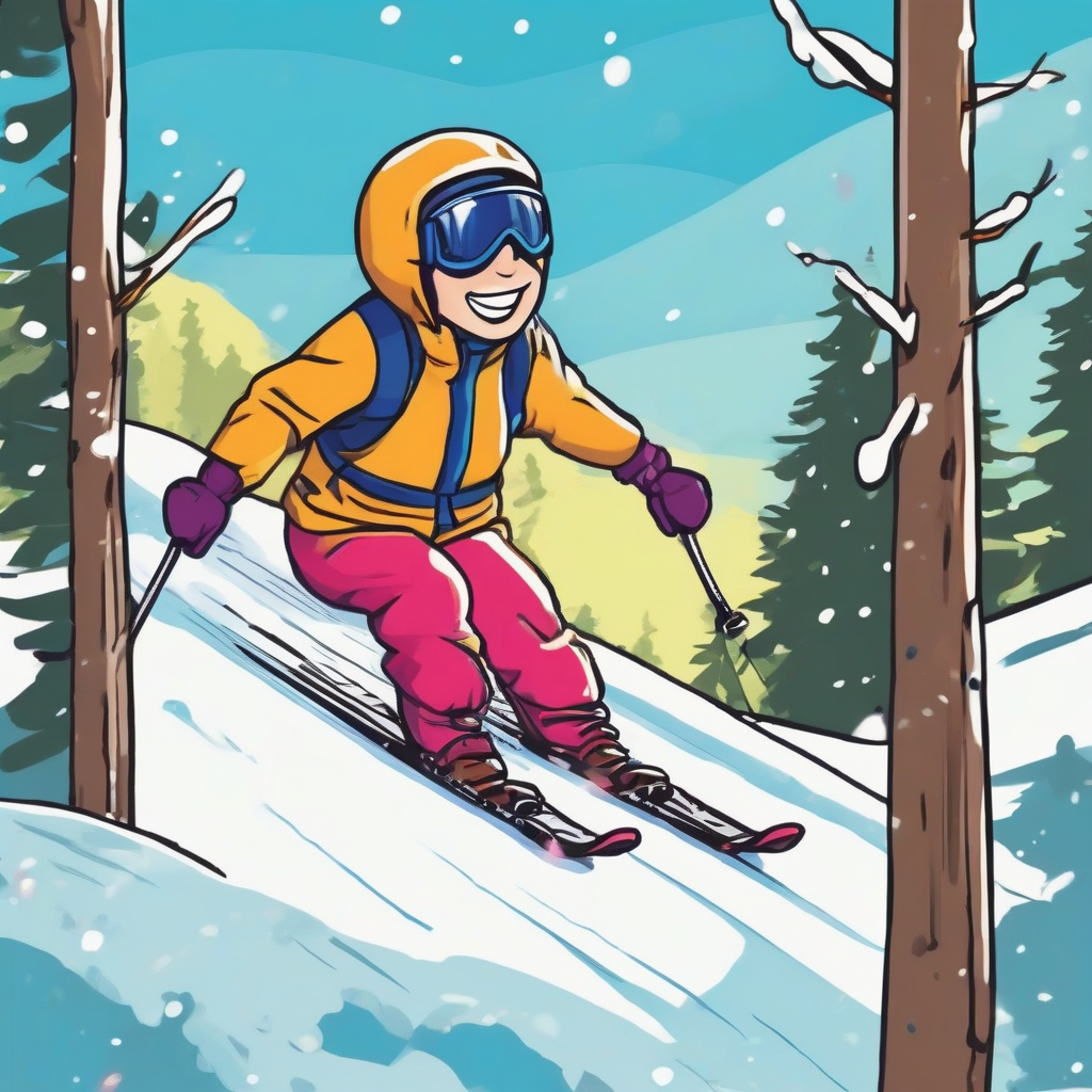 Skiing picture